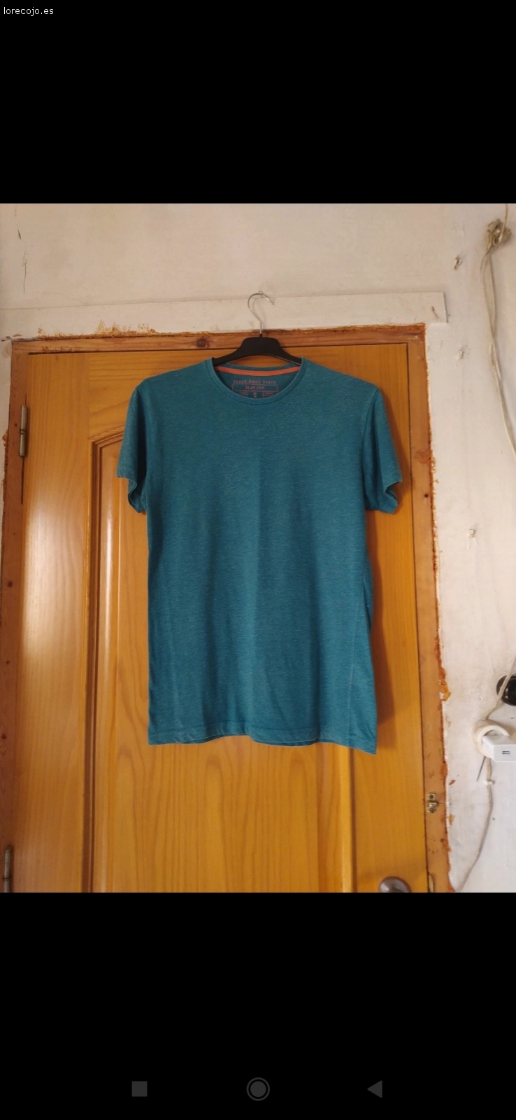 Camisetas. Camiseta azul e camiseta Negro