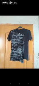 Camisetas. Camiseta azul e camiseta Negro