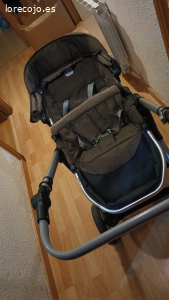 carrito de bebe. Carrito marca PALI COLOR marrón incluido con protector de lluvia