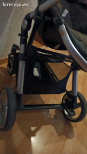 carrito de bebe. Carrito marca PALI COLOR marrón incluido con protector de lluvia
