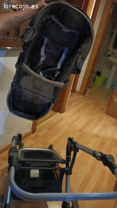 carrito de bebe. Carrito marca PALI COLOR marrón incluido con protector de lluvia